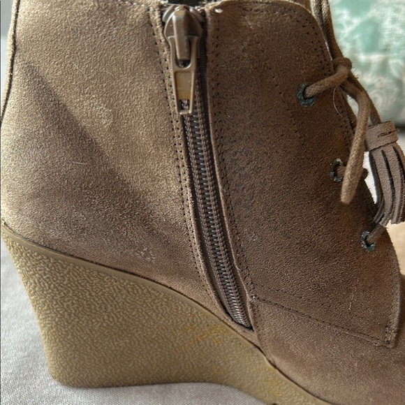 MIA Tan Ankle Boots with Tassels - Picture 5 of 5